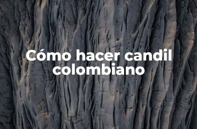 Cómo Hacer Candil Colombiano