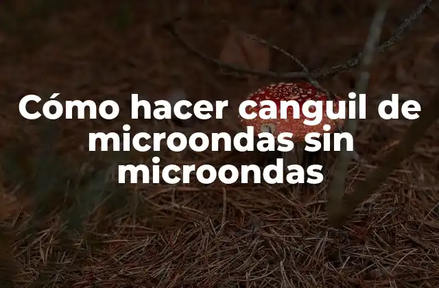Cómo Hacer Canguil de Microondas sin Microondas