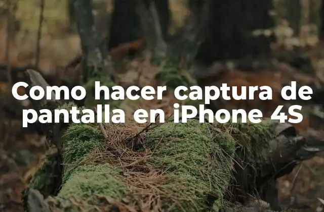 Como Hacer Captura de Pantalla en Iphone 4s
