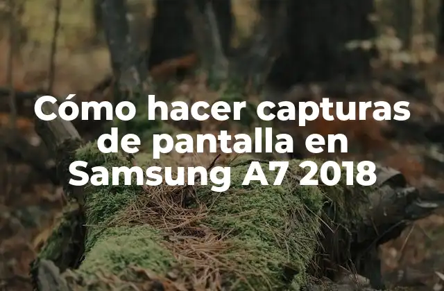Cómo Hacer Capturas de Pantalla en Samsung A7 2018 2 Cómo hacer capturas de pantalla en Samsung A7 2018