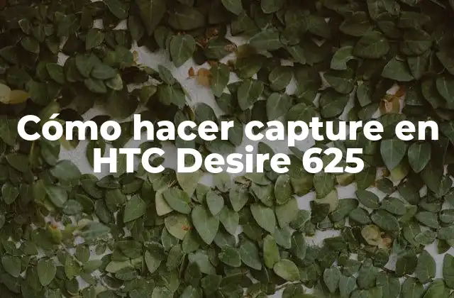 Cómo Hacer Capture en Htc Desire 625