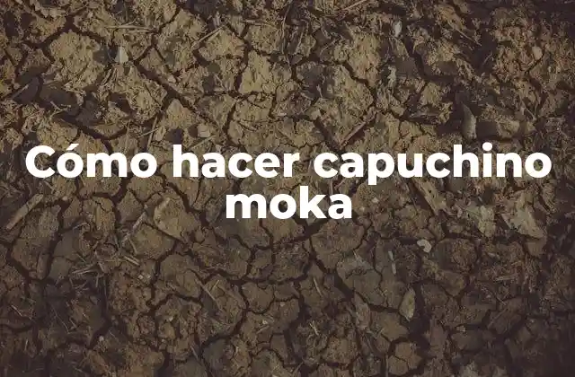 Cómo Hacer Capuchino Moka