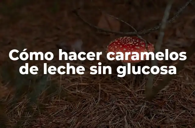 Cómo Hacer Caramelos de Leche sin Glucosa