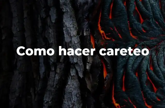 Como Hacer Careteo