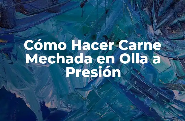 Cómo Hacer Carne Mechada en Olla a Presión