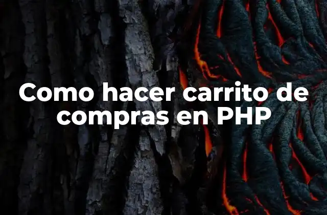 Como Hacer Carrito de Compras en Php 2 Crear un carrito de compras en PHP con MySQL