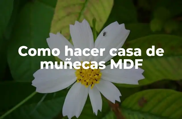 Como Hacer Casa de Muñecas Mdf 2 ¿Qué es una casa de muñecas MDF?