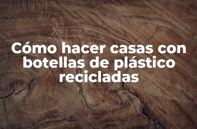 Cómo Hacer Casas con Botellas de Plástico Recicladas 2 Cómo hacer casas con botellas de plástico recicladas
