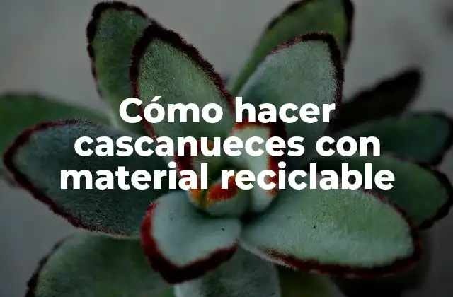 Cómo Hacer Cascanueces con Material Reciclable 2 Cómo hacer cascanueces con material reciclable