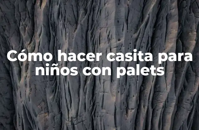 Cómo Hacer Casita para Niños con Palets