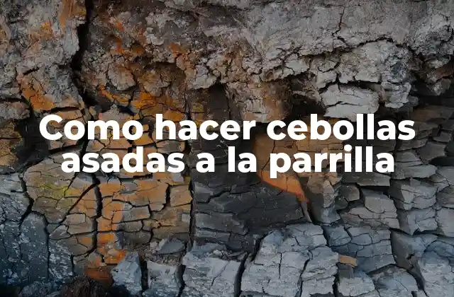 Como Hacer Cebollas Asadas a la Parrilla