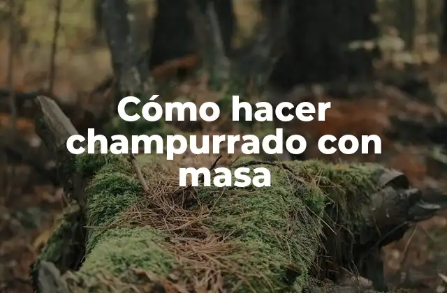 Cómo Hacer Champurrado con Masa