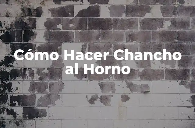 Cómo Hacer Chancho Al Horno