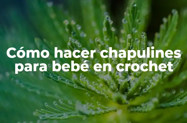 Cómo Hacer Chapulines para Bebé en Crochet