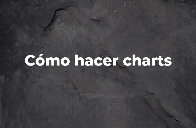 Cómo Hacer Charts