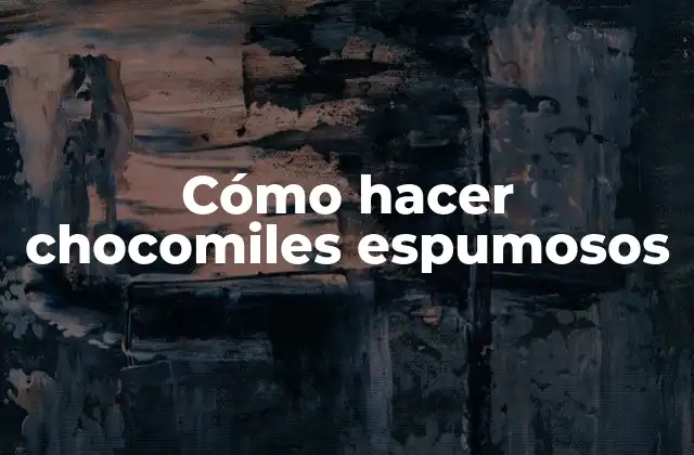 Cómo Hacer Chocomiles Espumosos 2 ¿Qué son los chocomiles espumosos?