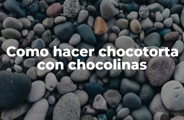 Como Hacer Chocotorta con Chocolinas