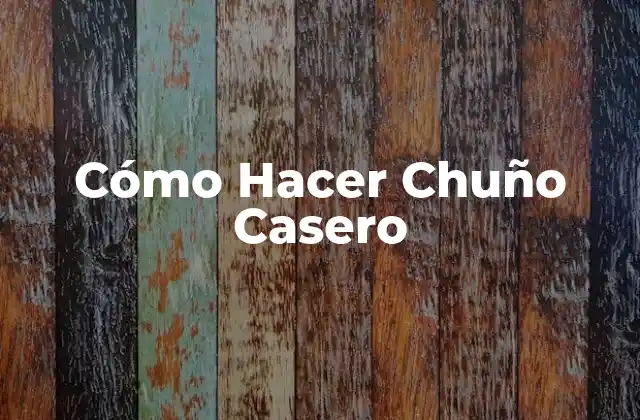 Cómo Hacer Chuño Casero