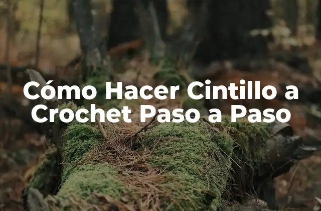 Cómo Hacer Cintillo a Crochet Paso a Paso