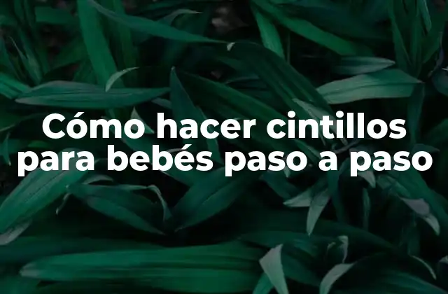 Cómo Hacer Cintillos para Bebés Paso a Paso
