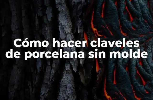 Cómo Hacer Claveles de Porcelana sin Molde 2 Cómo hacer claveles de porcelana sin molde