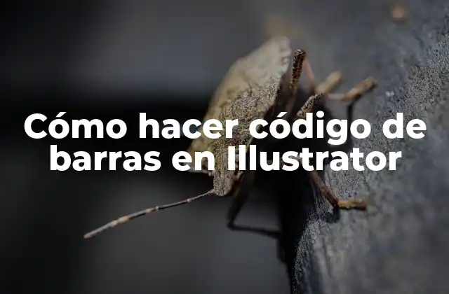 Cómo Hacer Código de Barras en Illustrator