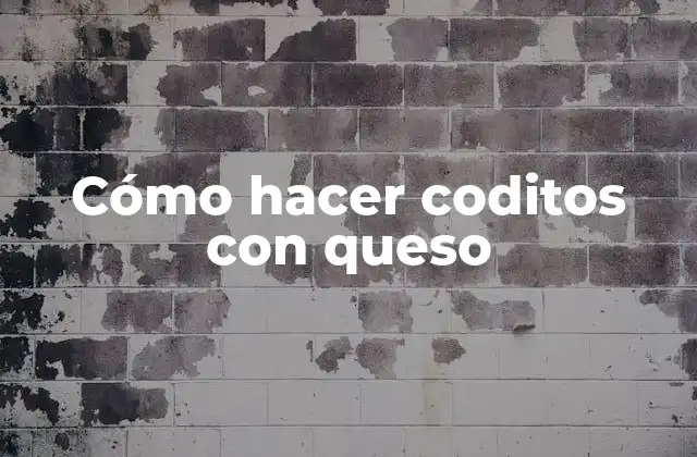 Cómo Hacer Coditos con Queso 2 Cómo hacer coditos con queso