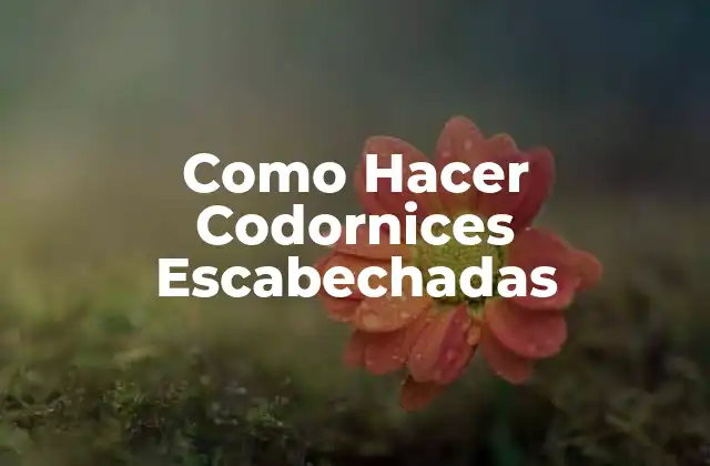 ¿Qué son las Codornices Escabechadas?