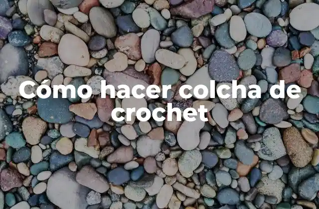 Cómo Hacer Colcha de Crochet