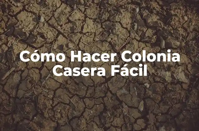 Cómo Hacer Colonia Casera Fácil