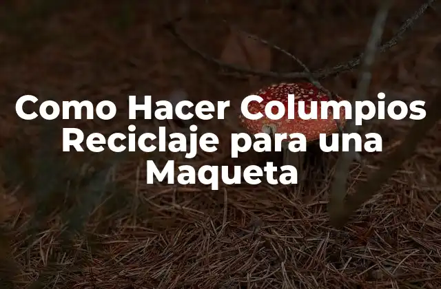 Como Hacer Columpios Reciclaje para una Maqueta