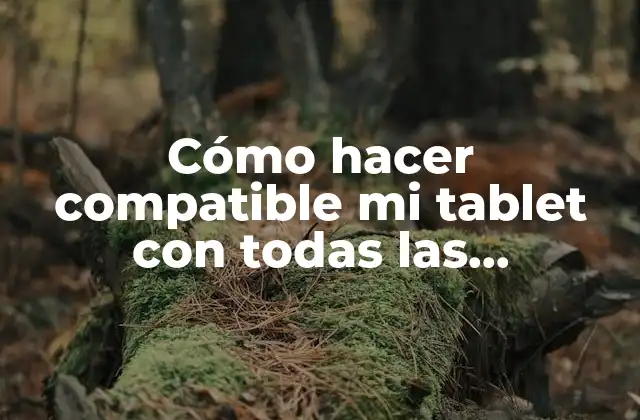 Cómo Hacer Compatible Mi Tablet con Todas las Aplicaciones