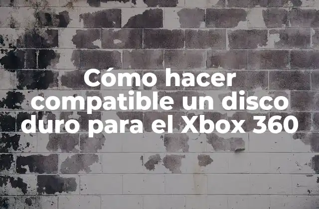 Cómo Hacer Compatible un Disco Duro para el Xbox 360