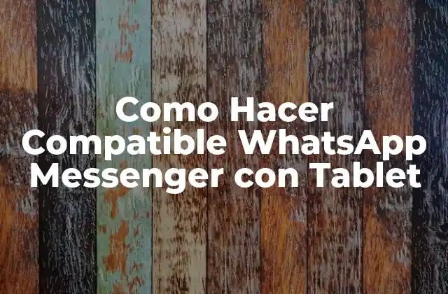 Como Hacer Compatible Whatsapp Messenger con Tablet 2 ¿Qué es WhatsApp Messenger y para qué Sirve?