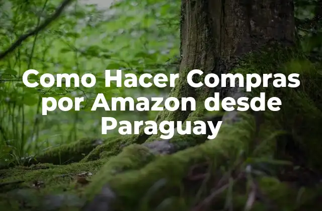 Como Hacer Compras por Amazon desde Paraguay
