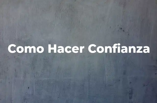 ¿Qué es la Confianza en Ti Mismo?