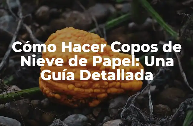 Cómo Hacer Copos de Nieve de Papel: una Guía Detallada