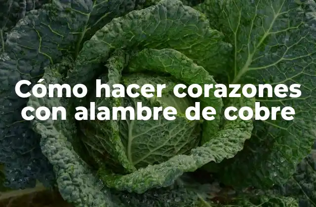 Cómo Hacer Corazones con Alambre de Cobre