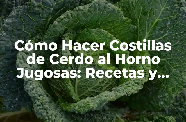 Cómo Hacer Costillas de Cerdo Al Horno Jugosas: Recetas y Consejos