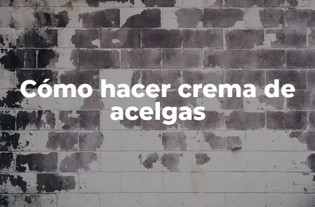 Cómo Hacer Crema de Acelgas