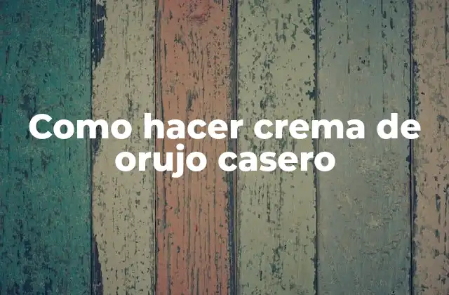 Como Hacer Crema de Orujo Casero