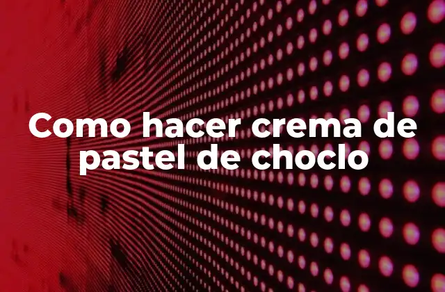 Como Hacer Crema de Pastel de Choclo