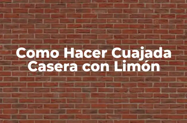 Como Hacer Cuajada Casera con Limón 2 ¿Qué es la Cuajada Casera con Limón?