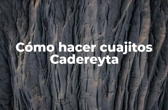 Cómo Hacer Cuajitos Cadereyta 2 ¿Qué son los cuajitos Cadereyta?
