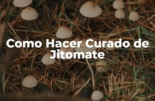 Como Hacer Curado de Jitomate