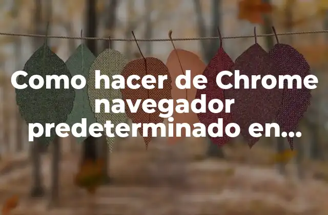 Como Hacer de Chrome Navegador Predeterminado en Visual Studio