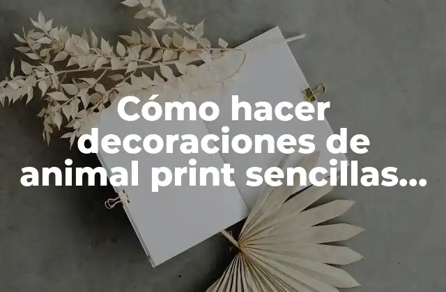 Cómo Hacer Decoraciones de Animal Print Sencillas en Uñas