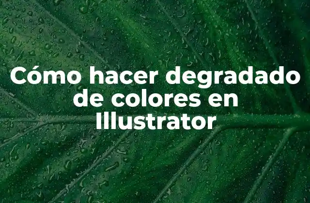 Cómo Hacer Degradado de Colores en Illustrator 2 ¿Qué es un degradado de colores en Illustrator?