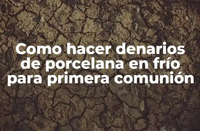 Como Hacer Denarios de Porcelana en Frío para Primera Comunión 2 Denarios de porcelana en frío para primera comunión