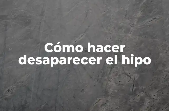 ¿Qué es el hipo y cómo se origina?